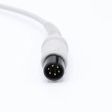 For AAMI ECG Cable 5 Leadwires 6pins Angle Connector AHA Pinch - sinokmed