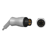 For AAMI ECG Cable 5 Leadwires 6pins Straight Connector AHA Snap - sinokmed