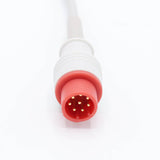 For Bionet ECG Cable 3 Leadwires 8 Pin Pinch/Grabber IEC European Standard Connector - sinokmed