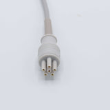 For Colin ECG Cable 3 Leadwires IEC European Standard Connector - sinokmed