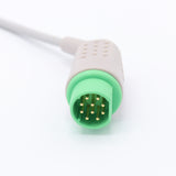 For Draeger Siemens ECG 3 Lead wires AHA 10-pin Snap Connector - sinokmed
