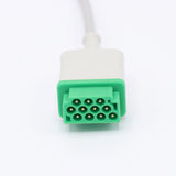 For Marquette ECG Cable With 5 Leads IEC 11pins Pinch/Grabber Connector - sinokmed