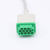 For Marquette ECG Cable CBM-05NA-10AS-0001 5 Leadwires AHA Snap - sinokmed