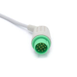 For Schiller ECG Cable 5 Leads Standard IEC Snap Connector