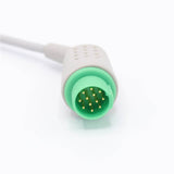 Für Kontron EKG-Kabel 3 Ableitungskabel Prise/Grabber IEC Europäischen Standard Stecker