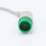 For Medtronic-Physio Control ECG Cable 5 Leads AHA 4.0 Snap Round Connector - sinokmed