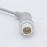 For Philips ECG Cable 5 Leadwires 12 pin Snap IEC European Standard Connector - sinokmed