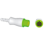 For Spacelabs ECG Cable 3 Leadwires IEC 17 Pin Snap Connector - sinokmed