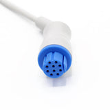 For Datex Ohmeda ECG Cable 3 Leadwires Snap IEC European Standard Connector