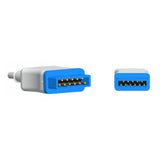 For for GE Datex Ohmeda Spo2 Sensor OXY-F4-GE Finger Clip 9.8 ft 11 Pins Connector - sinokmed