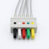 For Draeger-Siemens ECG 5 lead wires IEC European Standard Pinch/Grabber Connector - sinokmed