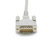 For Schiller EKG Cable 10 Lead AHA Pinch/Grabber 15 pins Short screw