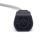 For Zoll E/M Series ECG cable 10 leadwires AHA Snap connector