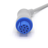 For Datex Ohmeda ECG Trunk Cable 545302/545307 3 Lead to 10Pin Connector AHA Latex