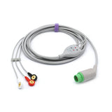 Für Mennen EKG-Kabel 3 Ableitungskabel AHA Snap Connector