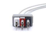 For Philips M1603A ECG 3 Leadwires AHA Pinch/Grabber