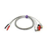 For AAMI ECG 3 leadwire AHA Pinch/Grabber Straight Connector