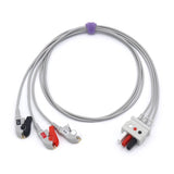 For Draeger ECG 3 Leadwires MP03412 AHA Pinch/Grabber
