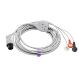 For Nihon Kohden ECG 3 Leadwires AHA Snap 8 pin Connector - sinokmed