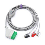 For Nihon Kohden ECG 3 Leadwires AHA Pinch/Grabber Connector