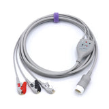 Für Philips M1981A EKG Kabel 3 Ableitungskabel AHA Prise/Grabber Stecker