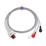 For Mindray 0010-30-42734 ECG leadwires 3 Lead AHA Snap Connector