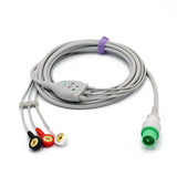 For Fukuda Denshi ECG Cable 3 Lead AHA Snap Connector