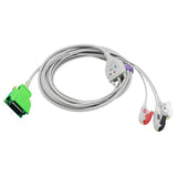 For Nihon Kohden ECG 3 Leadwires AHA 14-pin Pinch/Grabber Connector - sinokmed