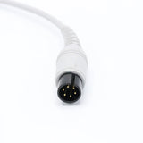 For AAMI ECG Cable 3 Leadwires 6pins AHA Snap Straight Connector