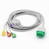 Für Marquette EKG-Kabel 3 führt IEC 11-poligen Schnappstecker