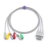 For Nihon Kohden ECG 3 Leadwires IEC European Standard Pinch/Grabber