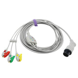 For Nihon Kohden ECG 3 Lead wires IEC Pinch/Grabber European Standard Connector - sinokmed