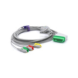 For Nihon Kohden ECG 3 Lead wires IEC Pinch/Grabber European Standard Connector