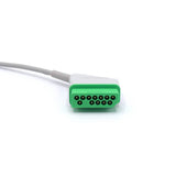 For Nihon Kohden ECG 3 Lead wires IEC Pinch/Grabber European Standard Connector