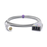 For Philips ECG Trunk Cable M1510A 3 Lead to 12Pin Connector IEC