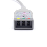 For Philips ECG Trunk Cable M1510A 3 Lead to 12Pin Connector IEC
