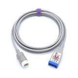 For Philips ECG Trunk Cable M1669A 3 Lead to 12Pin Connector IEC