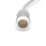 For Philips ECG Cable 3 Leadwires Snap IEC European Standard Connector