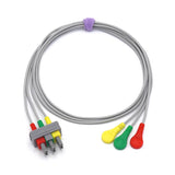 Pour les fils de connexion Philips ECG 3 M1613A IEC Standard européen Snap