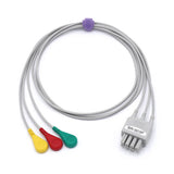 For Nihon Kohden ECG 3 Lead Wires IEC European Standard Snap Connector