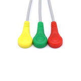 For Philips ECG 3 Leadwires M1674A IEC European Standard Snap