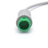 For Mindray ECG Cable 3 Leadwires  Snap 12 pin IEC European Standard