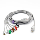 For Colin ECG Cable 5 Leadwires Pinch/Grabber Connector