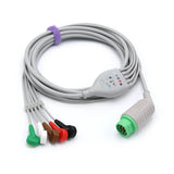 For Draeger Siemens ECG 5 Lead wires AHA 10-pin Snap Connector