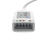 For GE-Datex Ohmeda ECG Trunk Cable 545303/545308 5 Lead to 10 Pin Connector AHA
