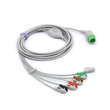 Für Mennen EKG-Kabel 5 Ableitungskabel AHA Pinch/Grabber-Anschluss