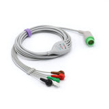 Für Mennen EKG-Kabel 5 Ableitungskabel AHA Snap Connector