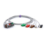 Für Philips M1621A EKG 5 Ableitungskabel AHA Prise/Grabber