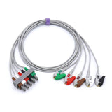 Für Philips M1621A EKG 5 Ableitungskabel AHA Prise/Grabber