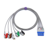 For Philips M1968A 989803125841 ECG 5 Leadwires AHA Pinch/Grabber
